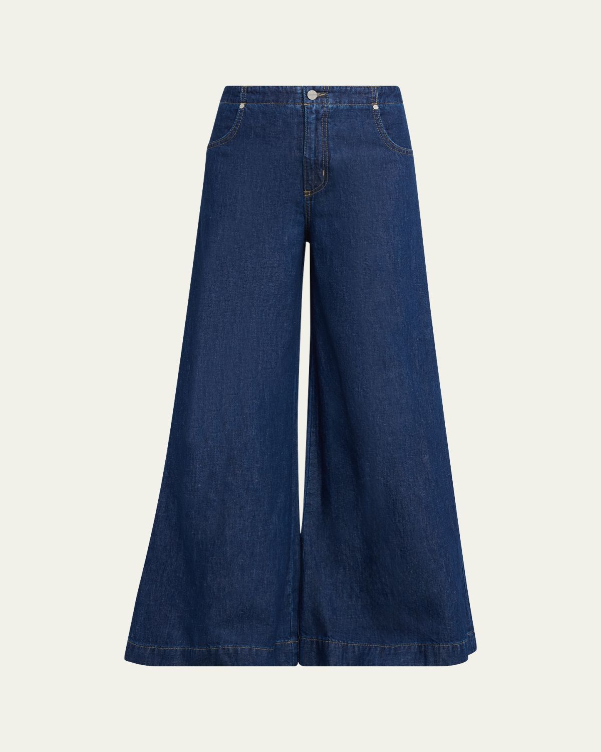 TWP Dillon Jeans in Cotton-Linen Denim