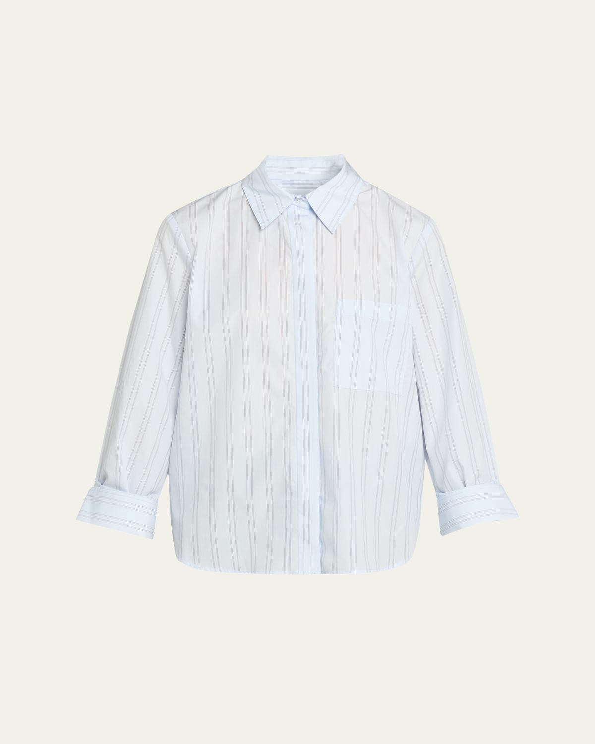 TWP Boyfriend Button-Front Shirt