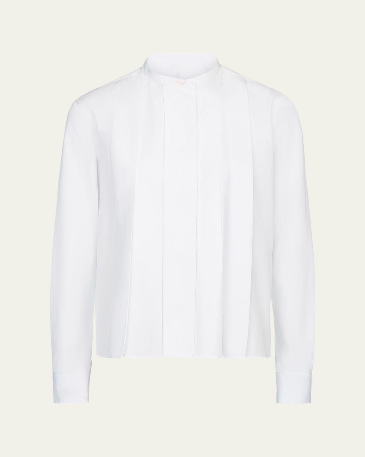 TWP Close Call Pleated Cotton Shirt