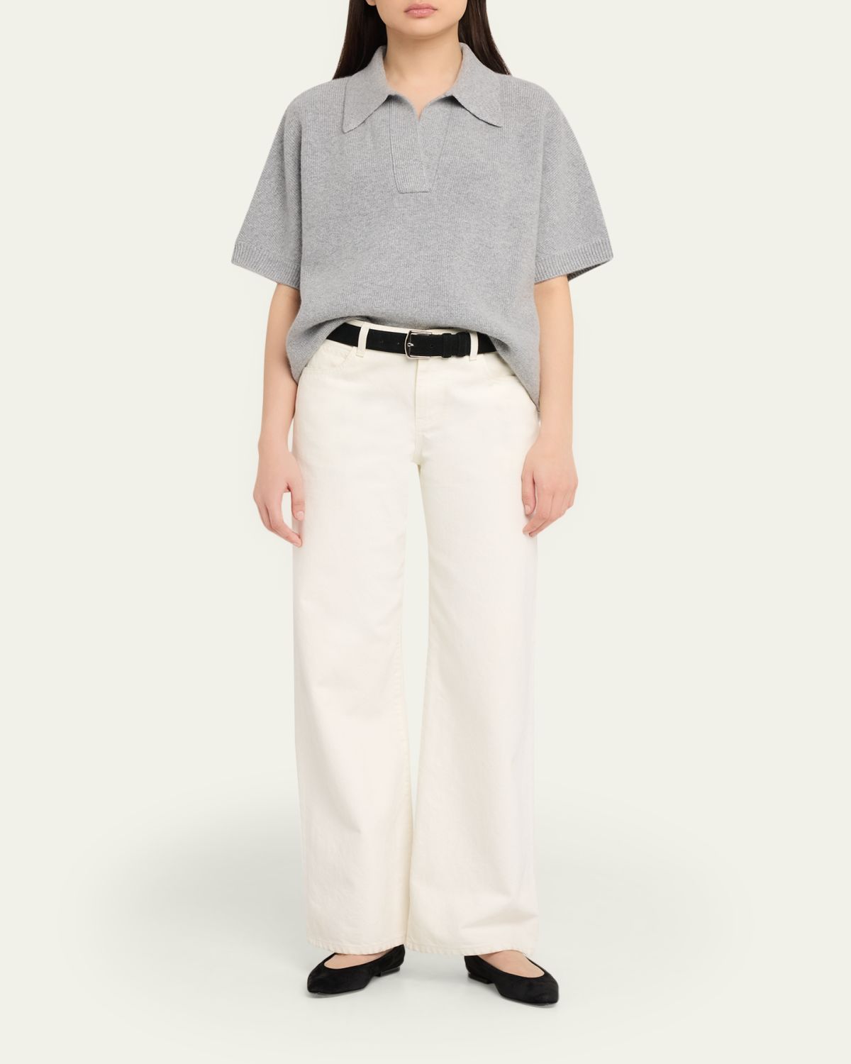 TWP Supersized Polo in Italian Cashmere