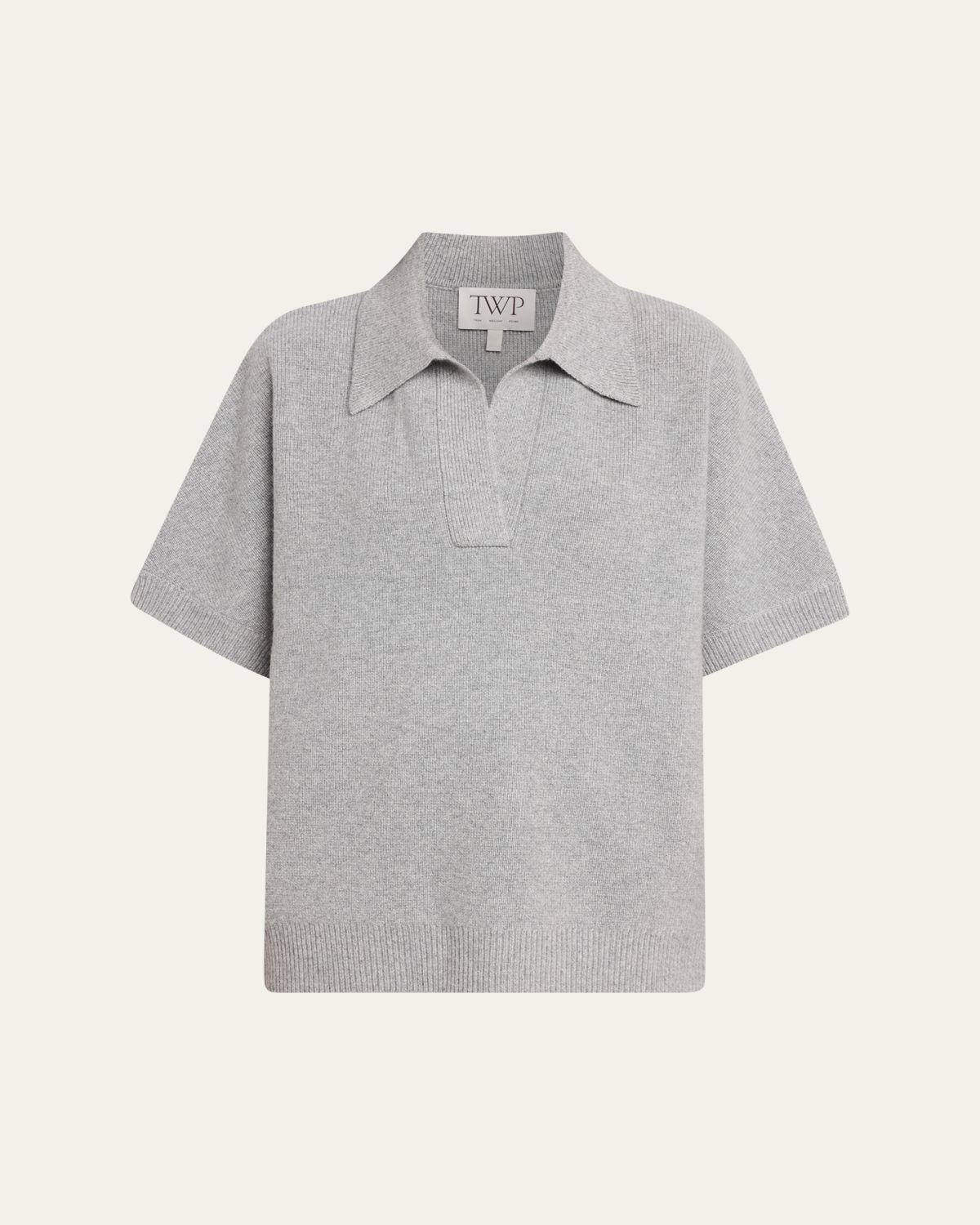 TWP Supersized Polo in Italian Cashmere