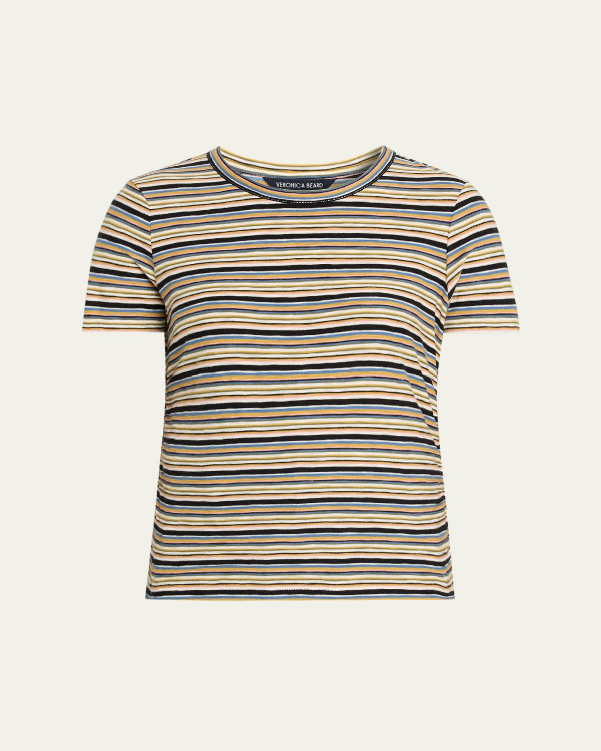 Veronica Beard Remus Striped Crewneck Tee | Thumbnail 6 Veronica Beard Remus Striped Crewneck Tee | Thumbnail 6