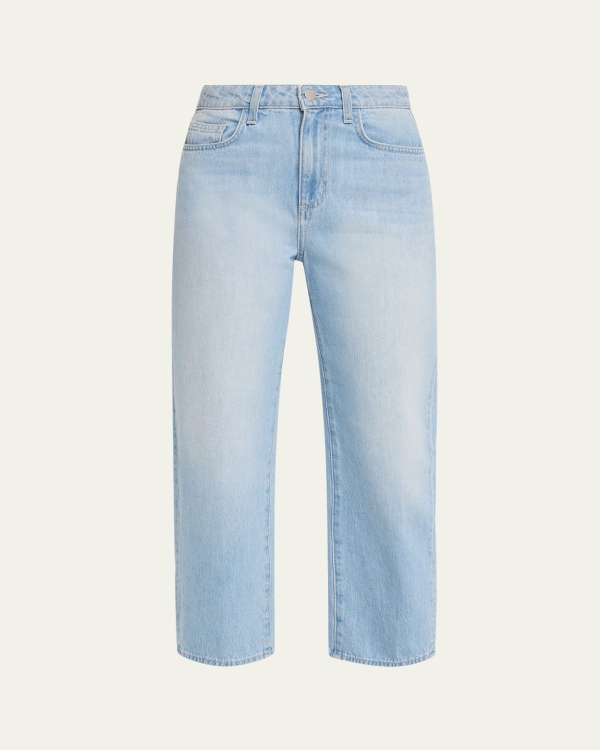 L 'Agence Mallis High-Rise Bow-Leg Jeans