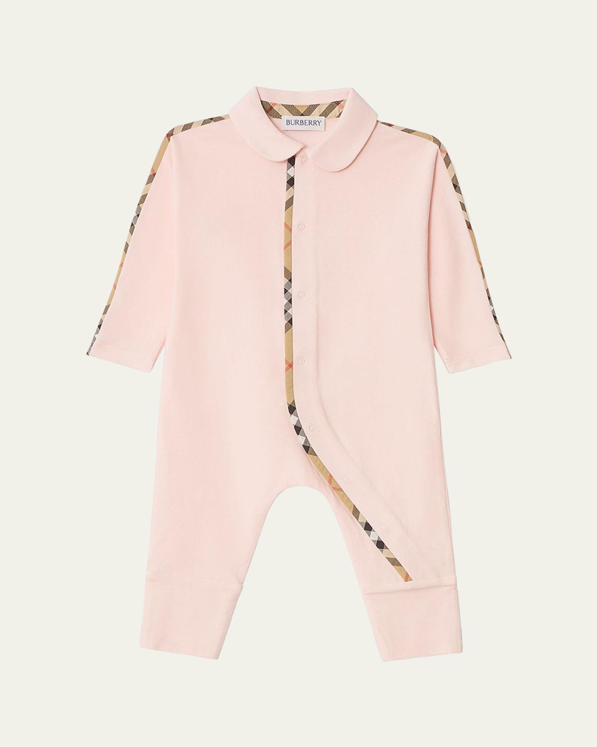 Burberry Girl 's Hamilton Stretch Cotton Three-Piece Baby Gift Set, Size 1M-18M