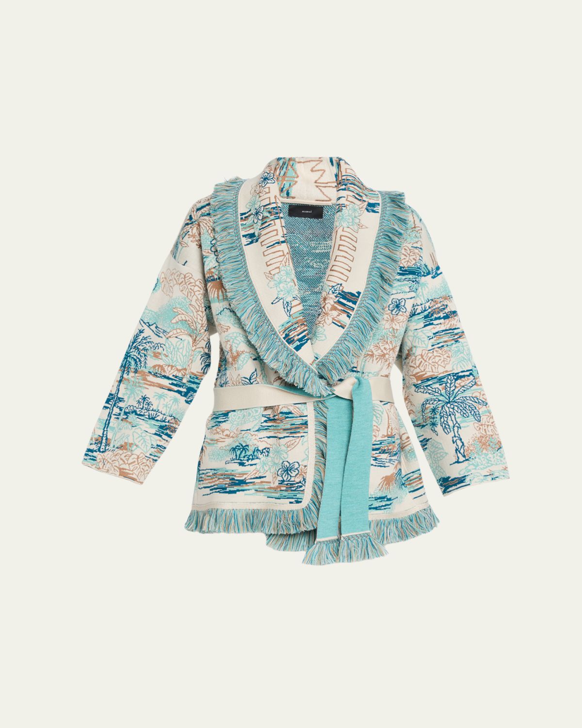 Alanui Lost In Paradise Fringed Wrap Cardigan