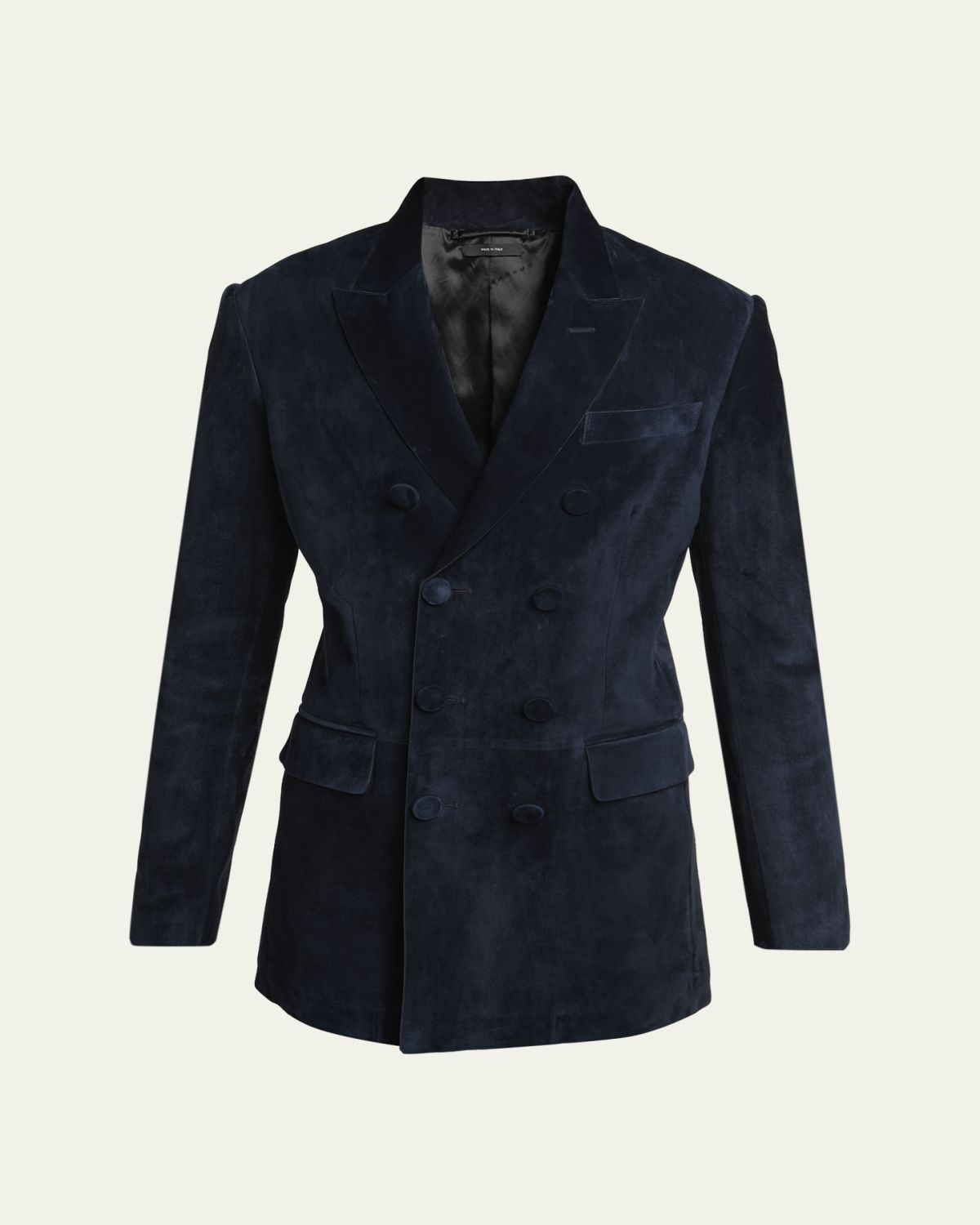TOM FORD Men's Suede Double-Breasted Sport Coat