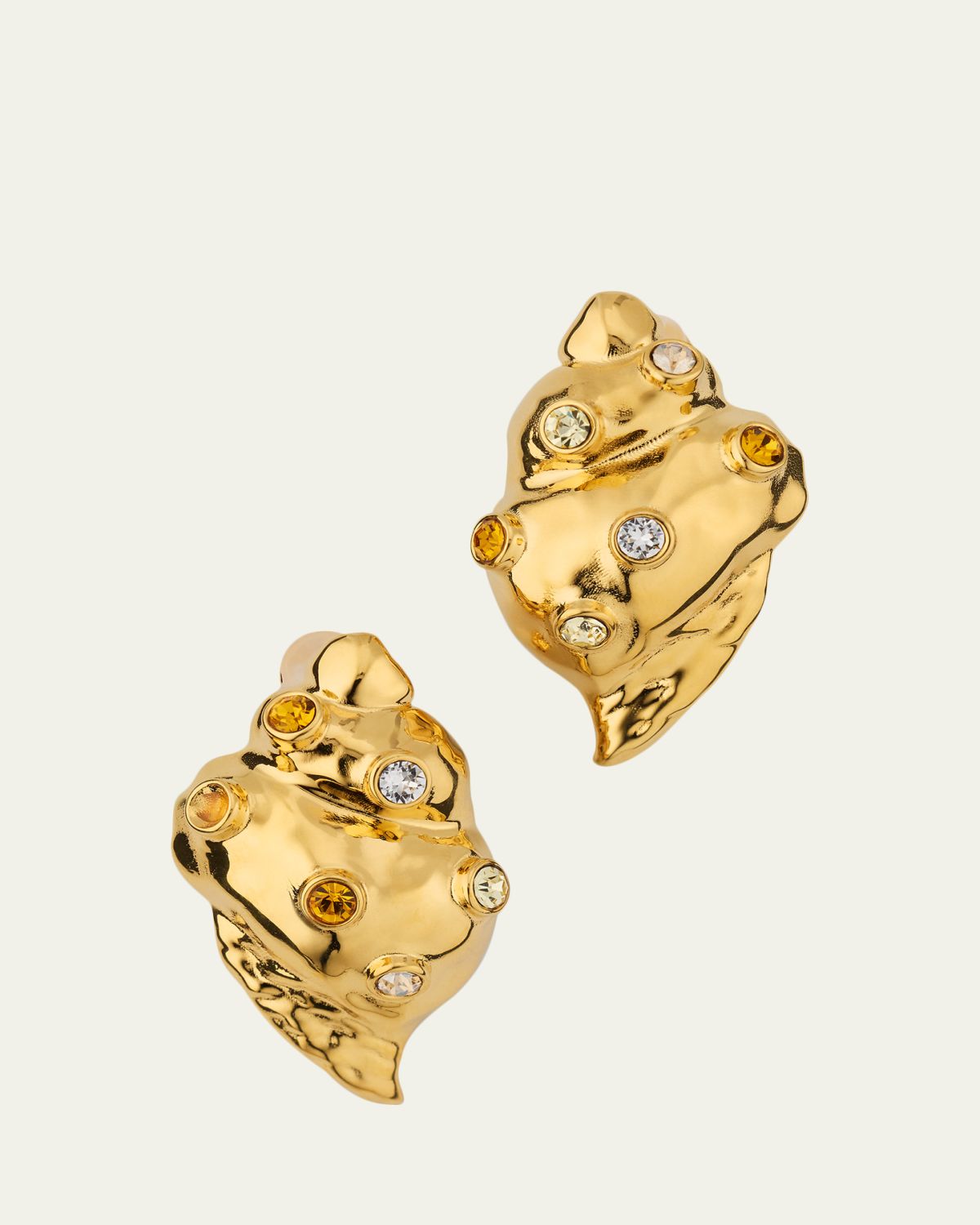 Oscar de la Renta Seashell Stud Earrings