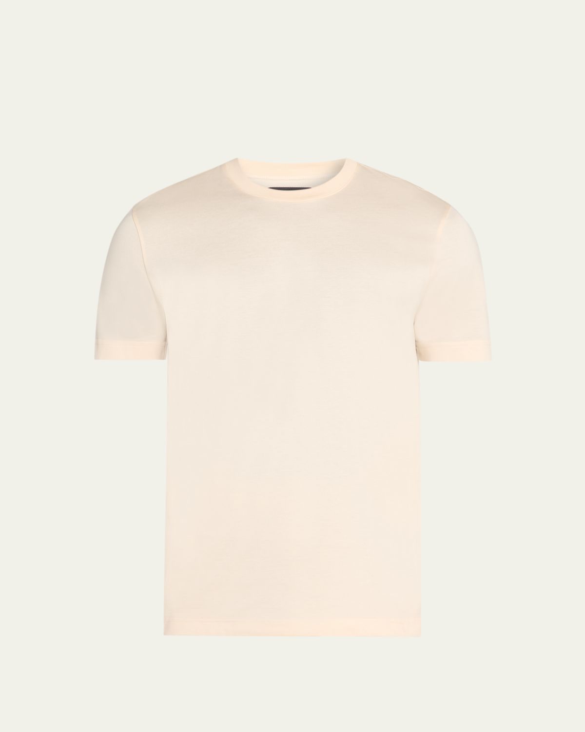 Kiton Men's Cotton Jersey Crewneck T-Shirt