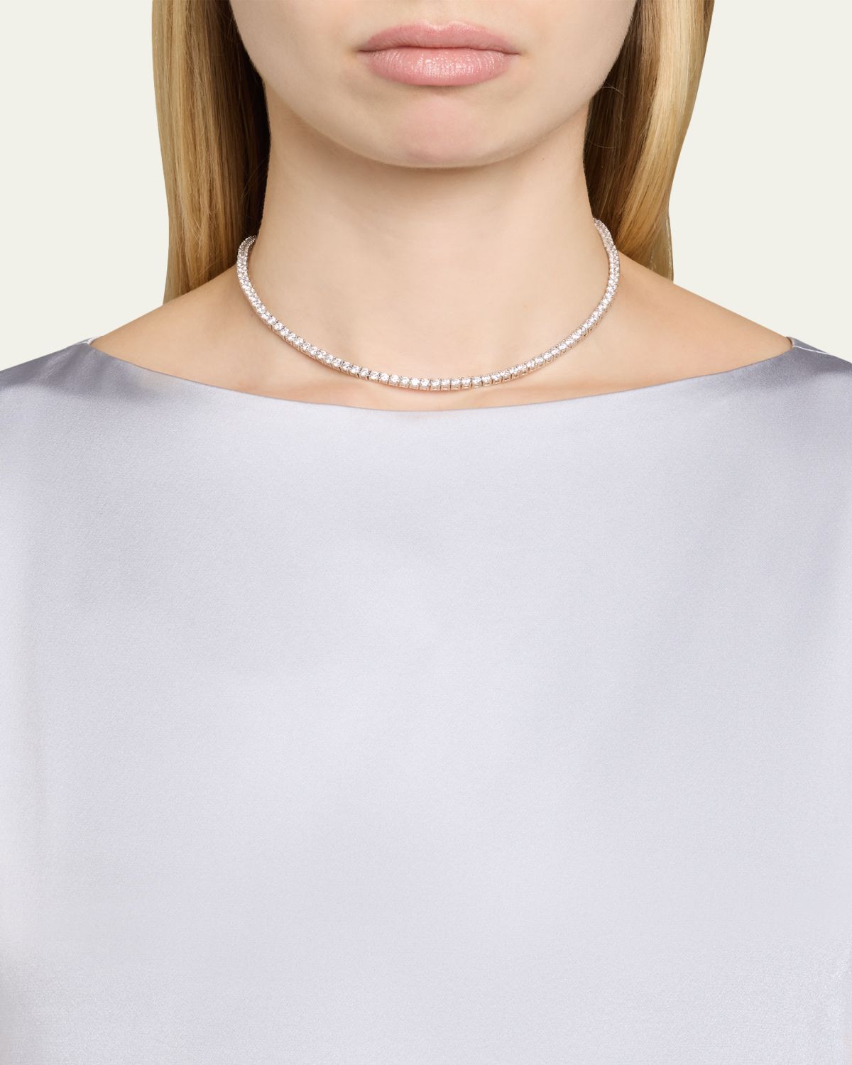 Shashi Medium Diamond Tennis Necklace | Thumbnail 2 Shashi Medium Diamond Tennis Necklace | Thumbnail 2