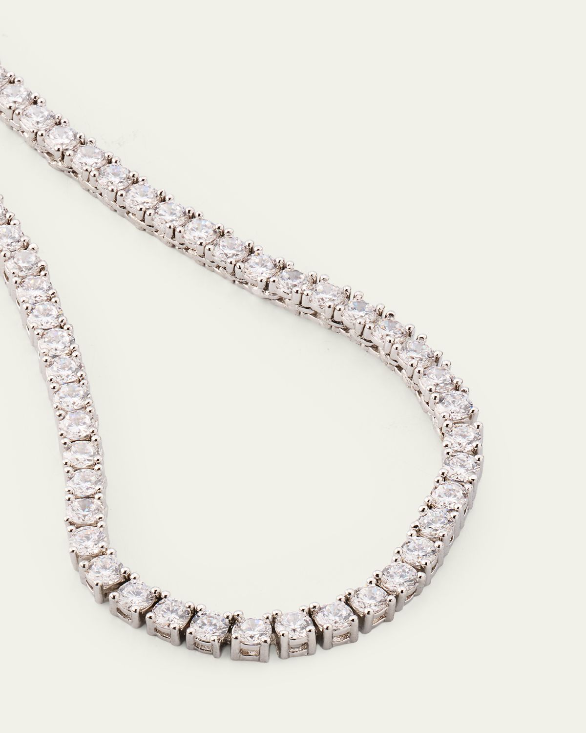 Shashi Medium Diamond Tennis Necklace | Thumbnail 3 Shashi Medium Diamond Tennis Necklace | Thumbnail 3