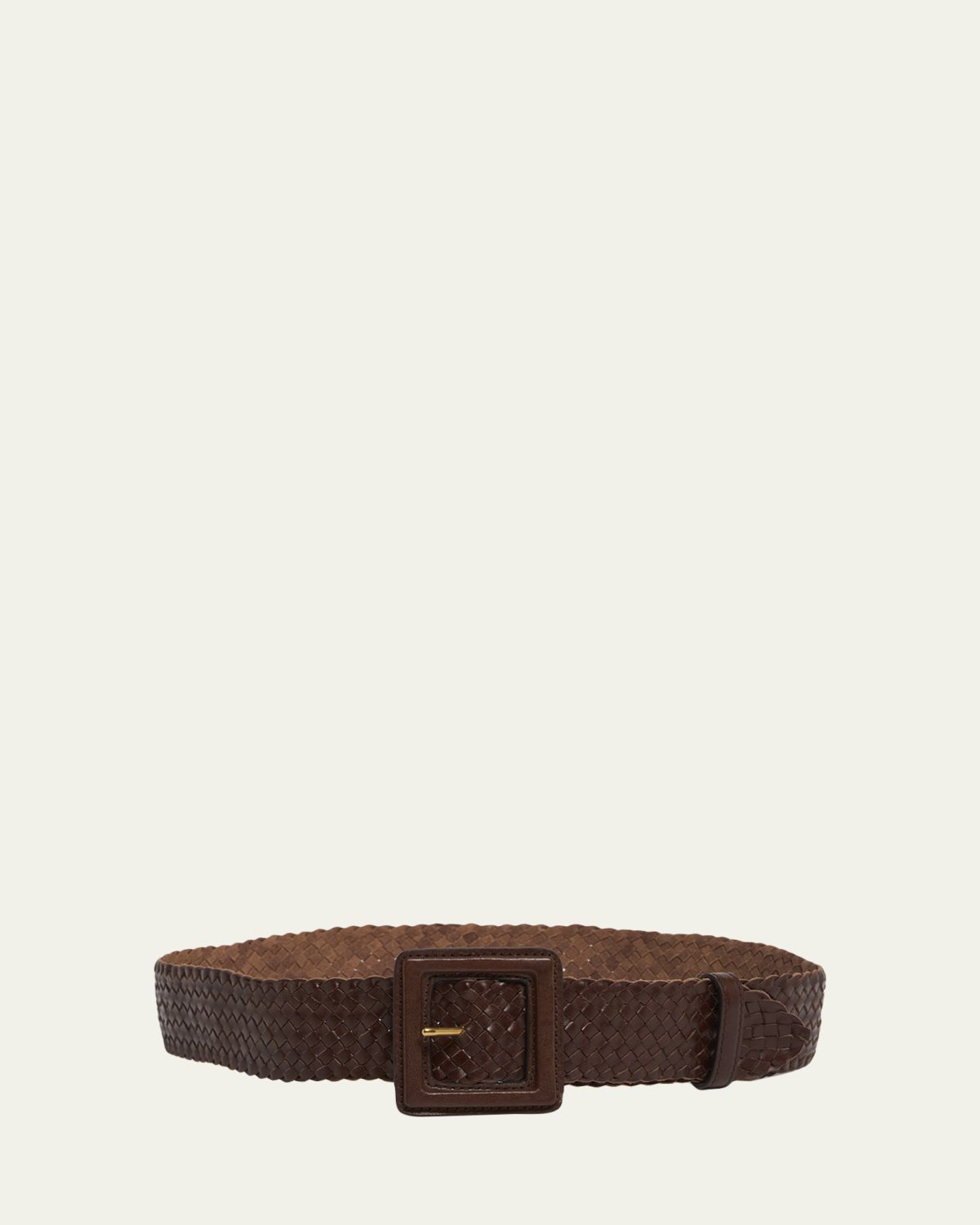 Saint Laurent Woven Leather Belt