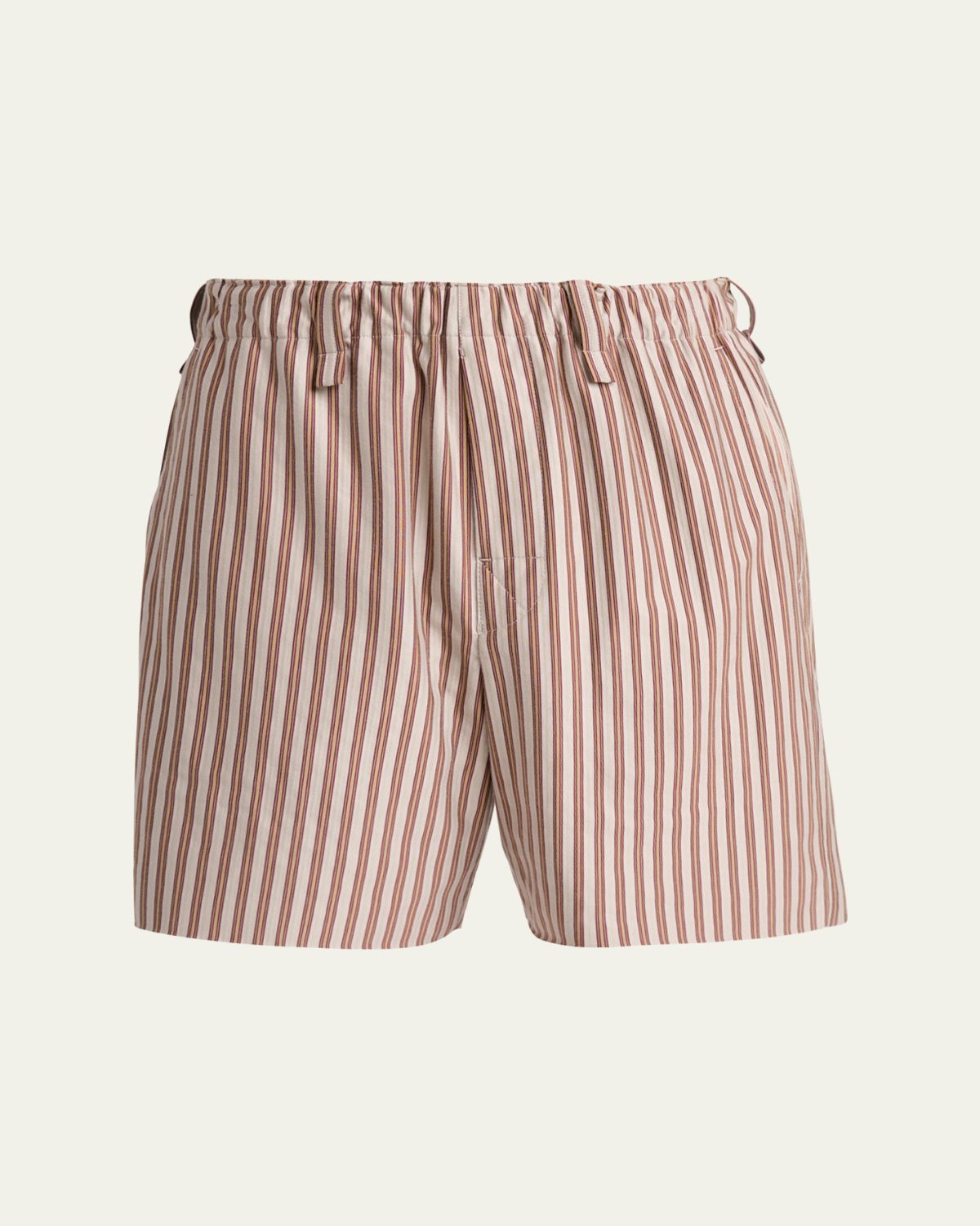 Homme Plisse Issey Miyake Men's Multi-Stripe Jersey Flat-Front Shorts