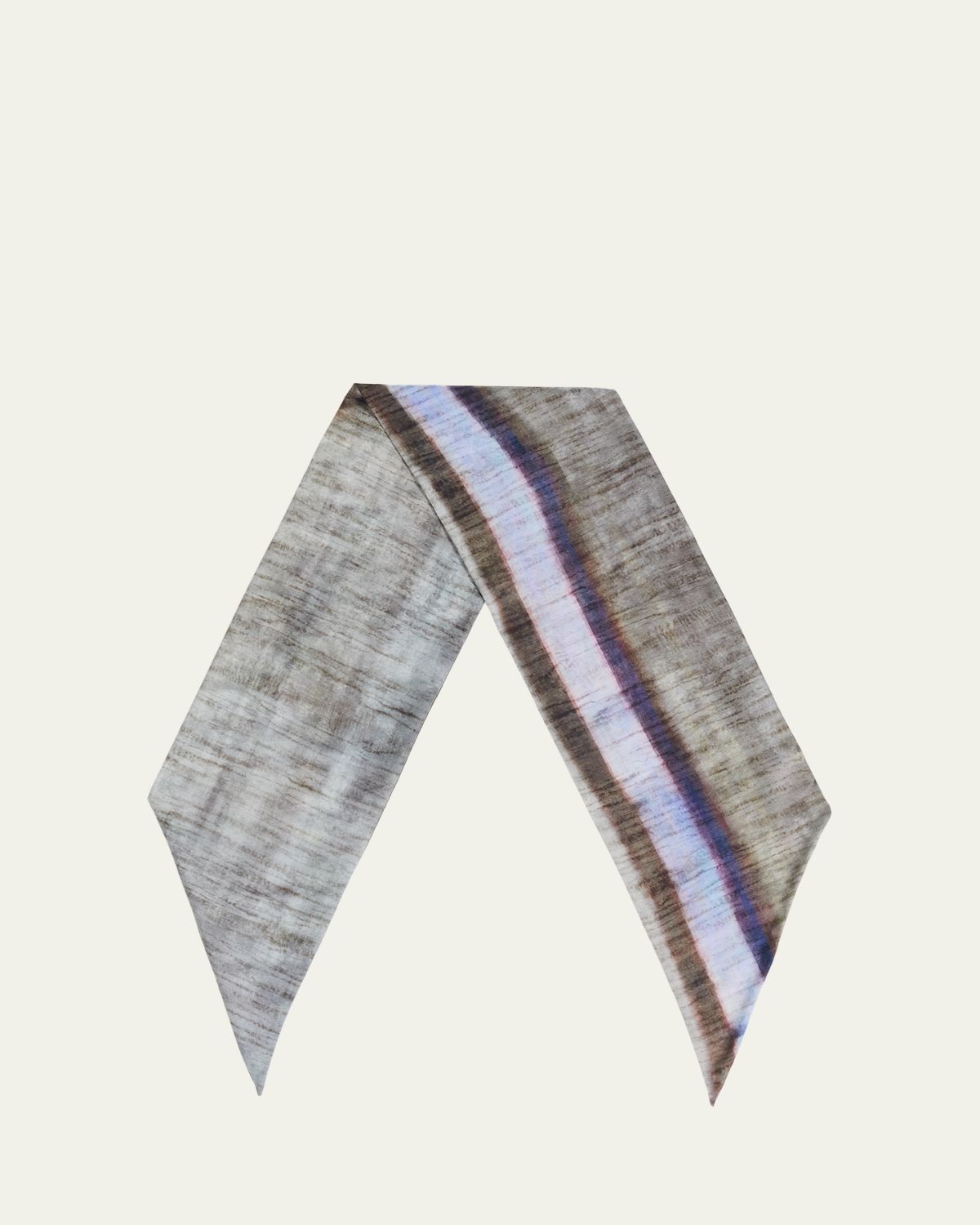 Giorgio Armani Men 's Cotton Stripe Neck Scarf