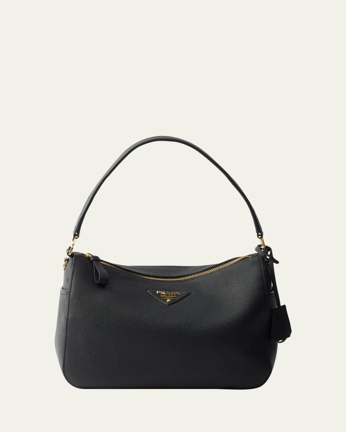 Prada Daino Grain Leather Shoulder Bag