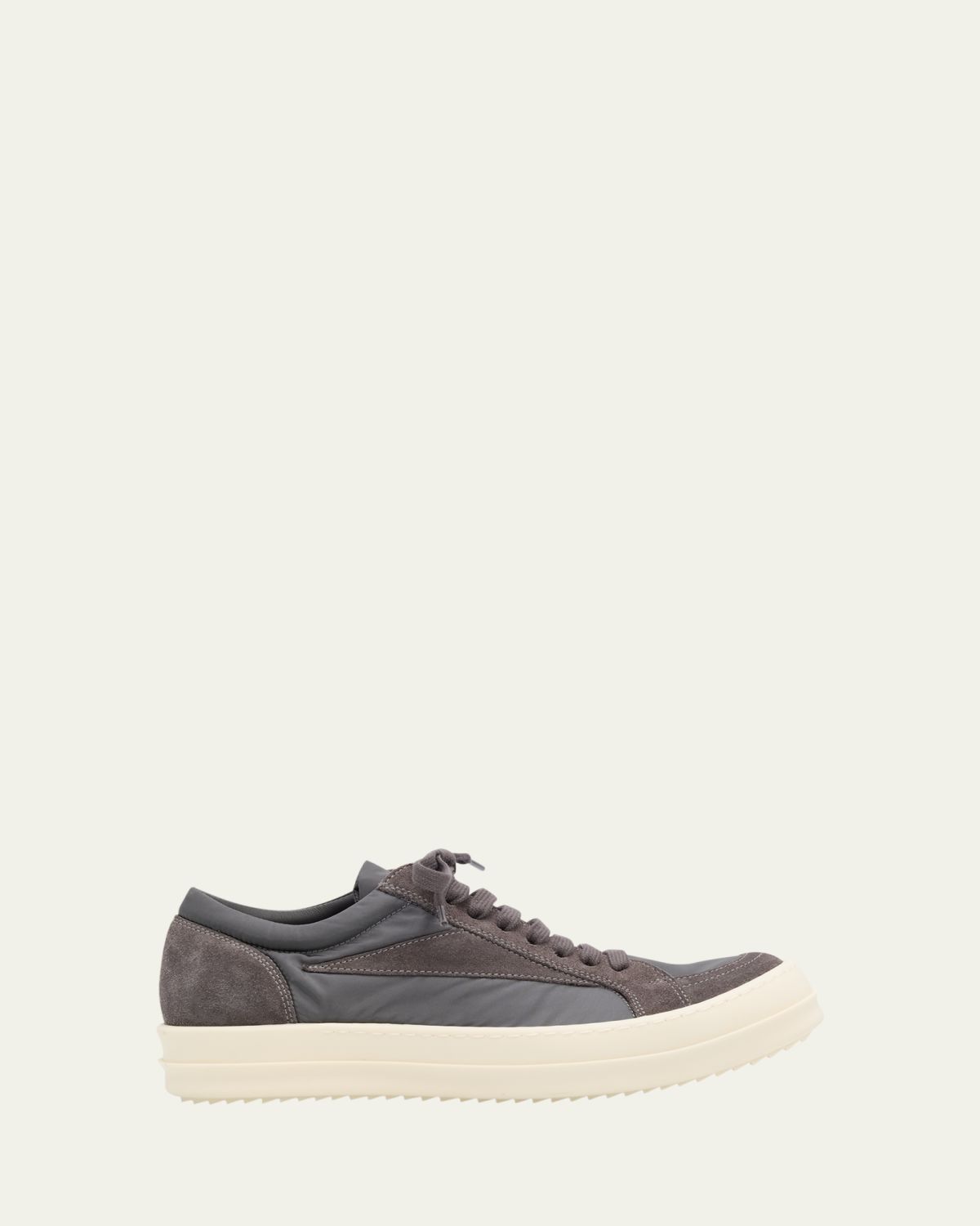 Rick Owens Vintage Sneaks Suede Low-Top Sneakers