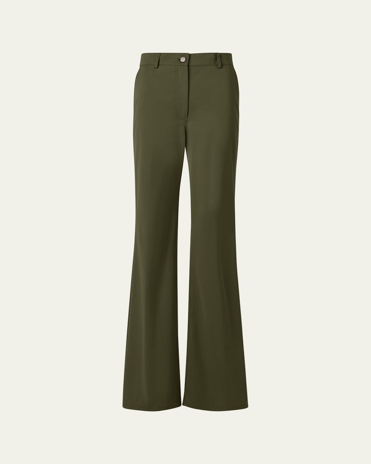 Akris punto Celia Denim Bootcut-Leg Pants