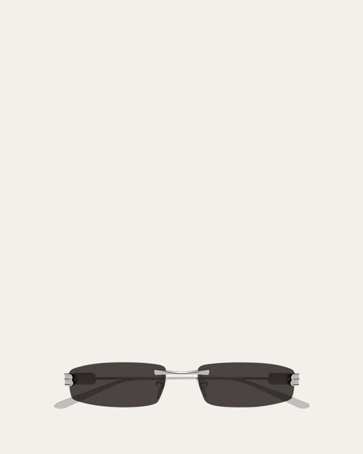 Balenciaga 62mm Metal Rectangular Sunglasses
