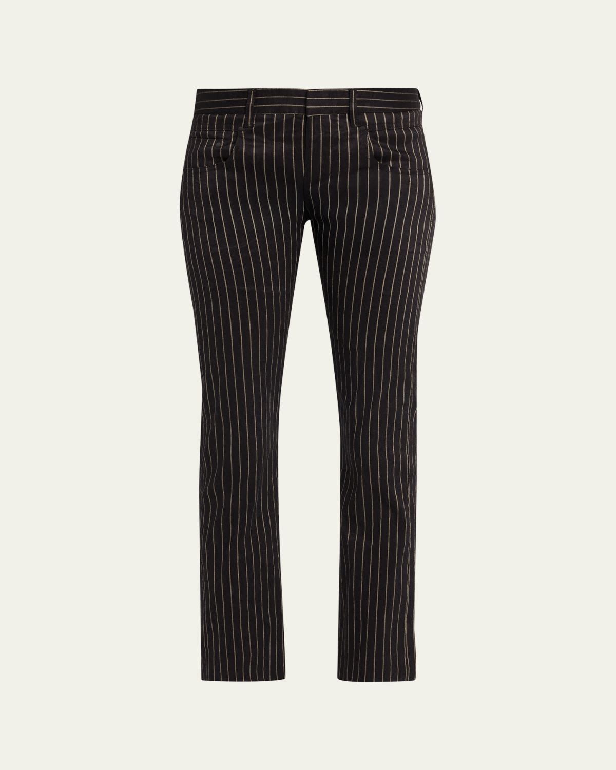 R13 Boy Straight Tailored Stripe Pants