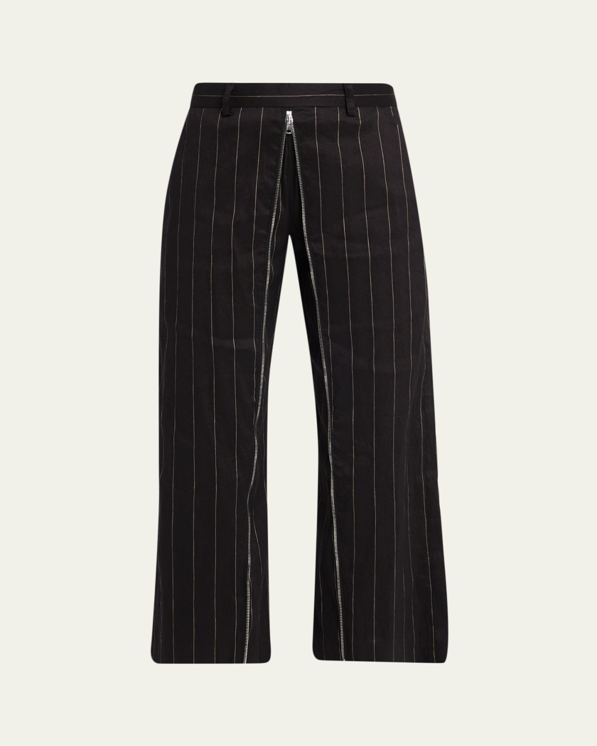 R13 Front Zip Cropped Trousers