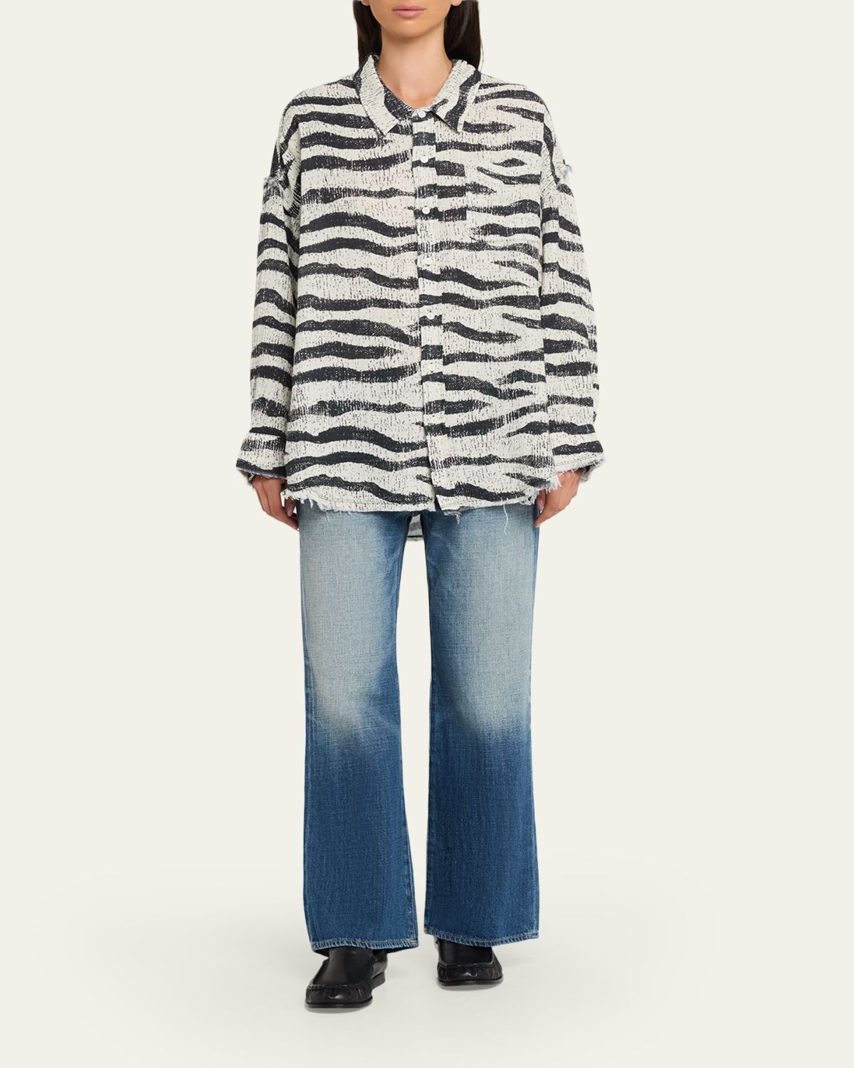 R13 Joan Cropped Flare Jeans | Thumbnail 2 R13 Joan Cropped Flare Jeans | Thumbnail 2