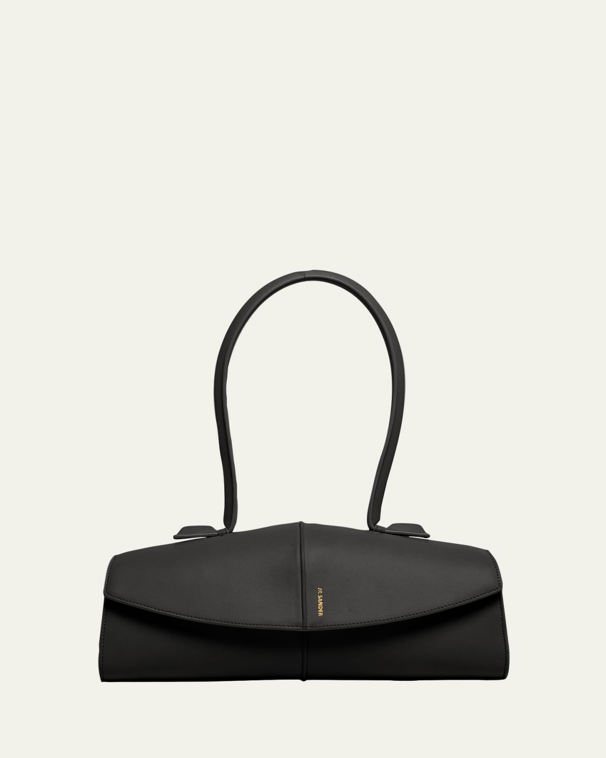 Jil Sander Linea Angular Leather Shoulder Bag