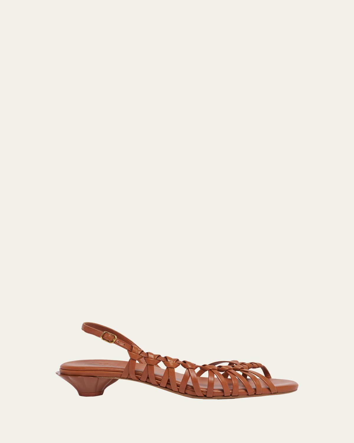 Chloe Estra Asymmetric Knotted Leather Sandals