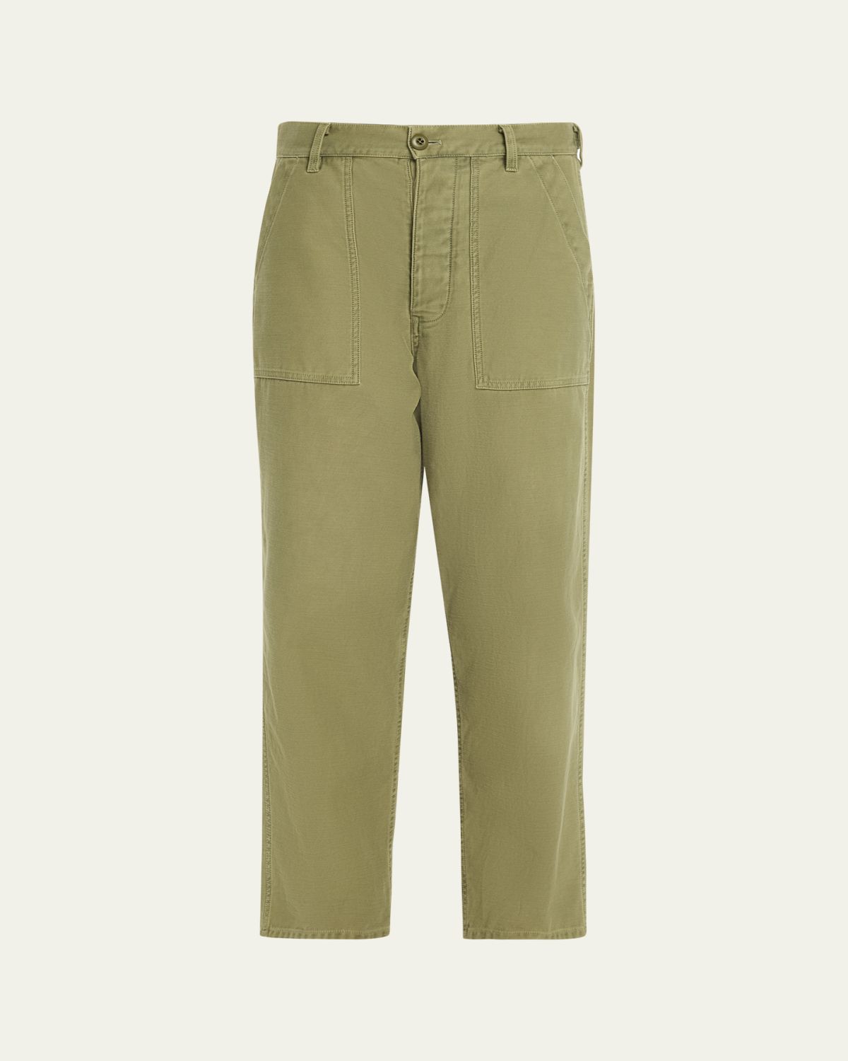 Nili Lotan Earl Cotton Straight-Leg Ankle Pants