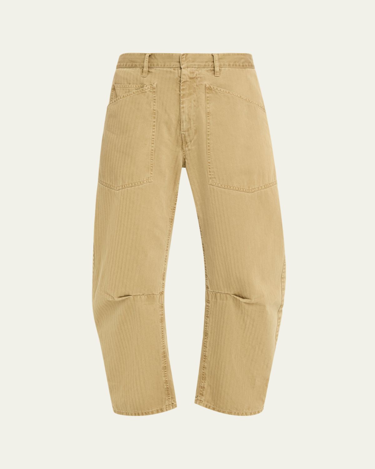 Nili Lotan Shon Herringbone Barrel-Leg Ankle Pants | Thumbnail 10 Nili Lotan Shon Herringbone Barrel-Leg Ankle Pants | Thumbnail 10