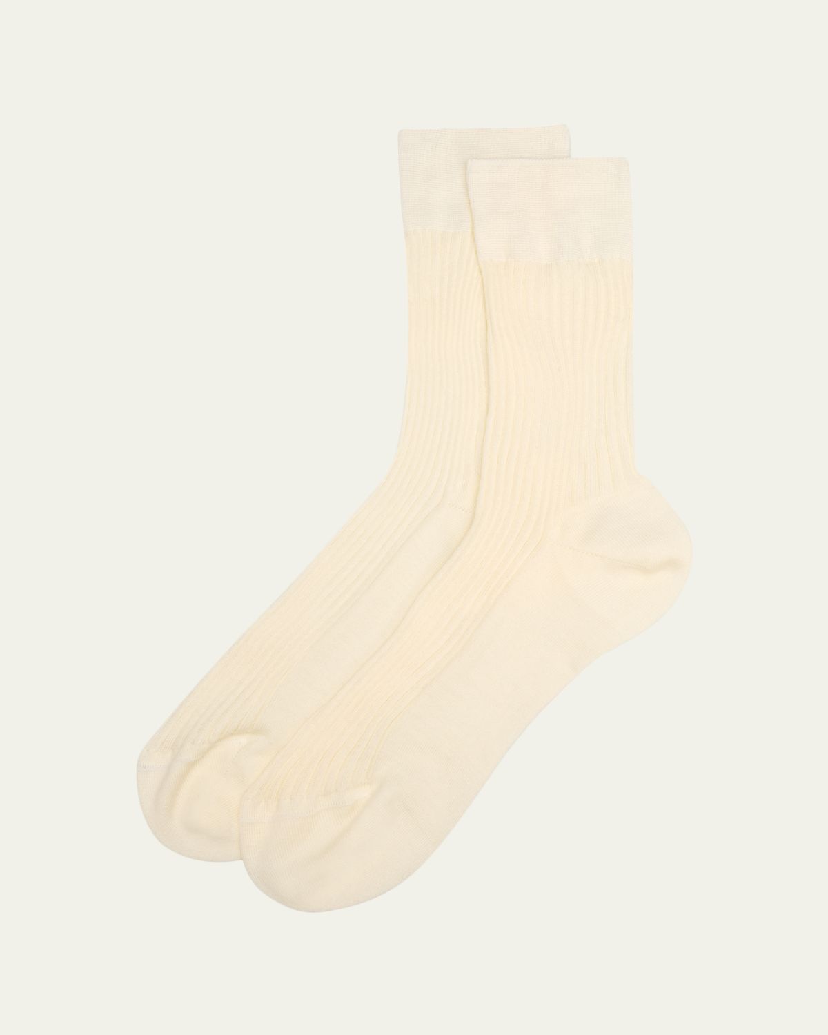 Maria La Rosa Bio College Ribbed Mid-Calf Organic Cotton Socks | Thumbnail 3