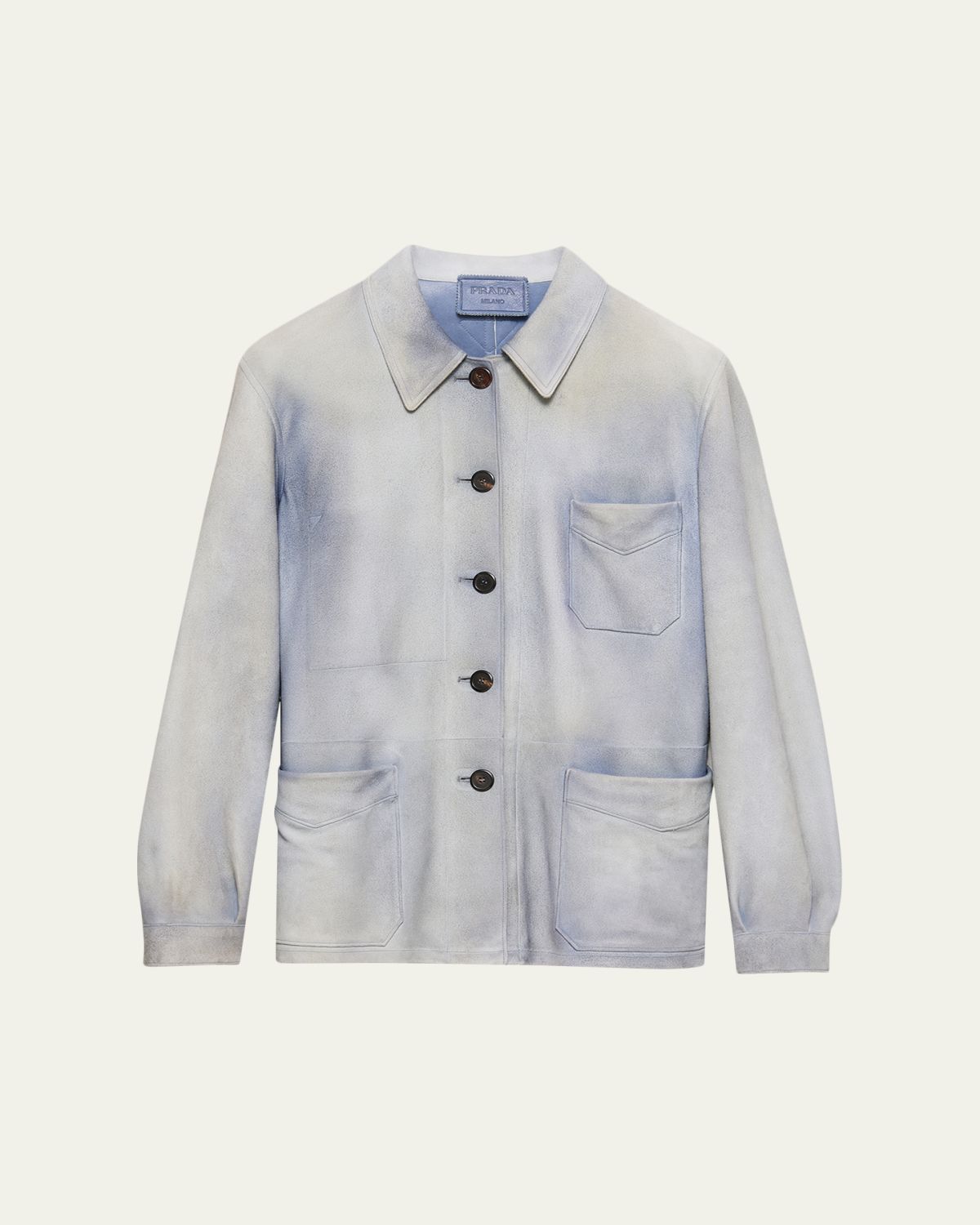 Prada 3-Pocket Suede Shirt Jacket | Thumbnail 6 Prada 3-Pocket Suede Shirt Jacket | Thumbnail 6