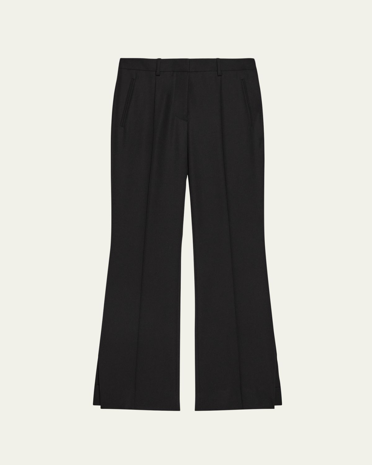 Helmut Lang Vented Wool Bootcut Pants