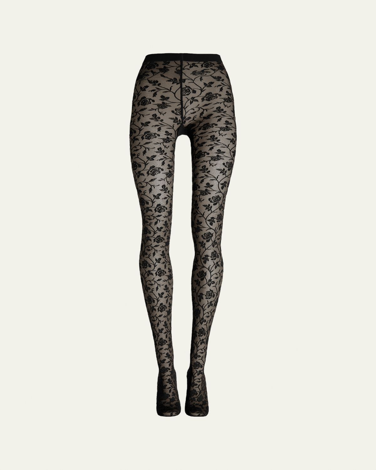 Wolford Rose Sheer & Opaque Tights