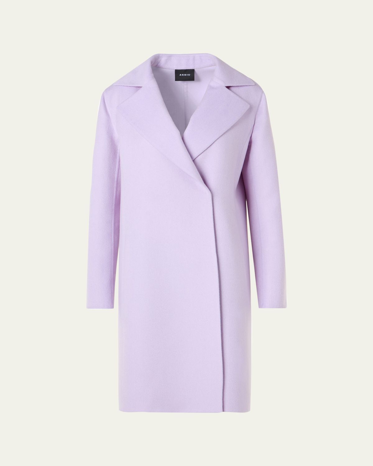 Akris Bera Cashmere-Silk Knee-Length Coat