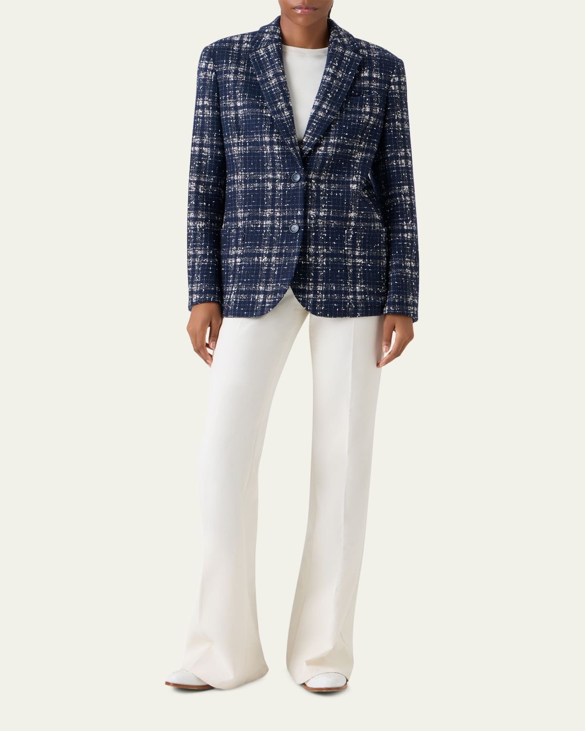Akris Wool-Viscose Tweed Kora Jacket | Thumbnail 2 Akris Wool-Viscose Tweed Kora Jacket | Thumbnail 2