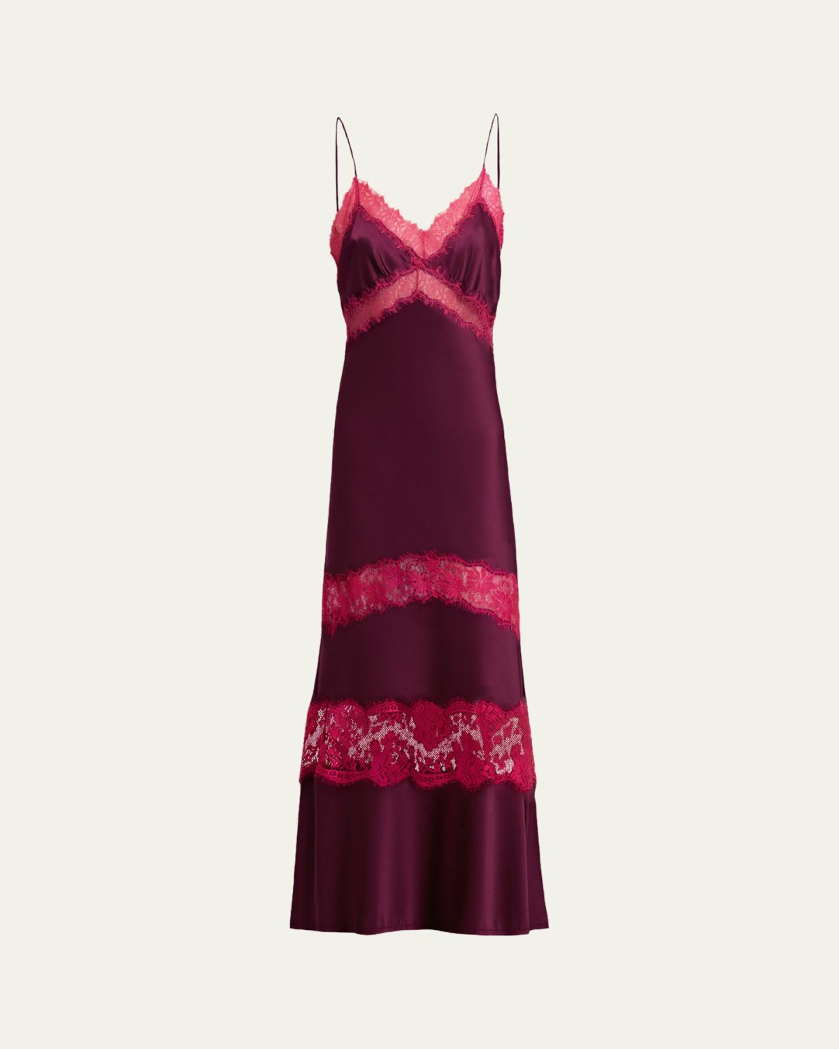 Diane von Furstenberg Eden Tiered Lace-Inset Maxi Slip Dress | Thumbnail 6 Diane von Furstenberg Eden Tiered Lace-Inset Maxi Slip Dress | Thumbnail 6