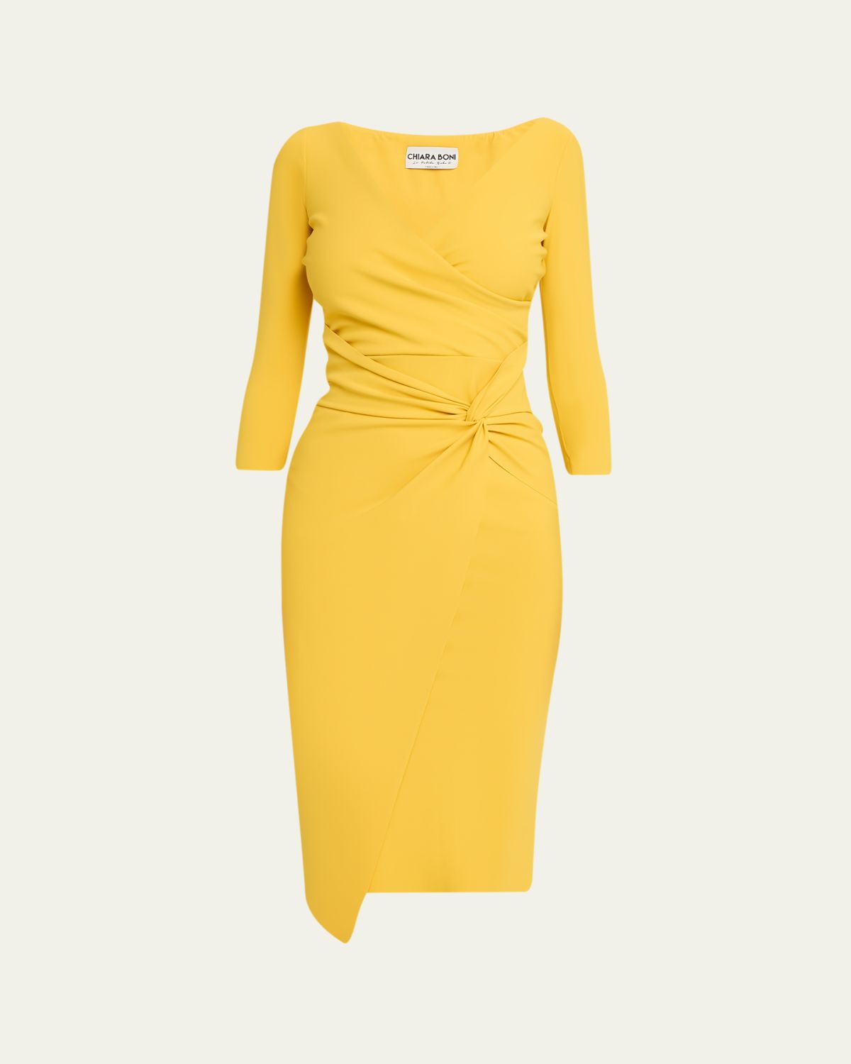 Chiara Boni La Petite Robe Axas Side-Twist Bodycon Dress