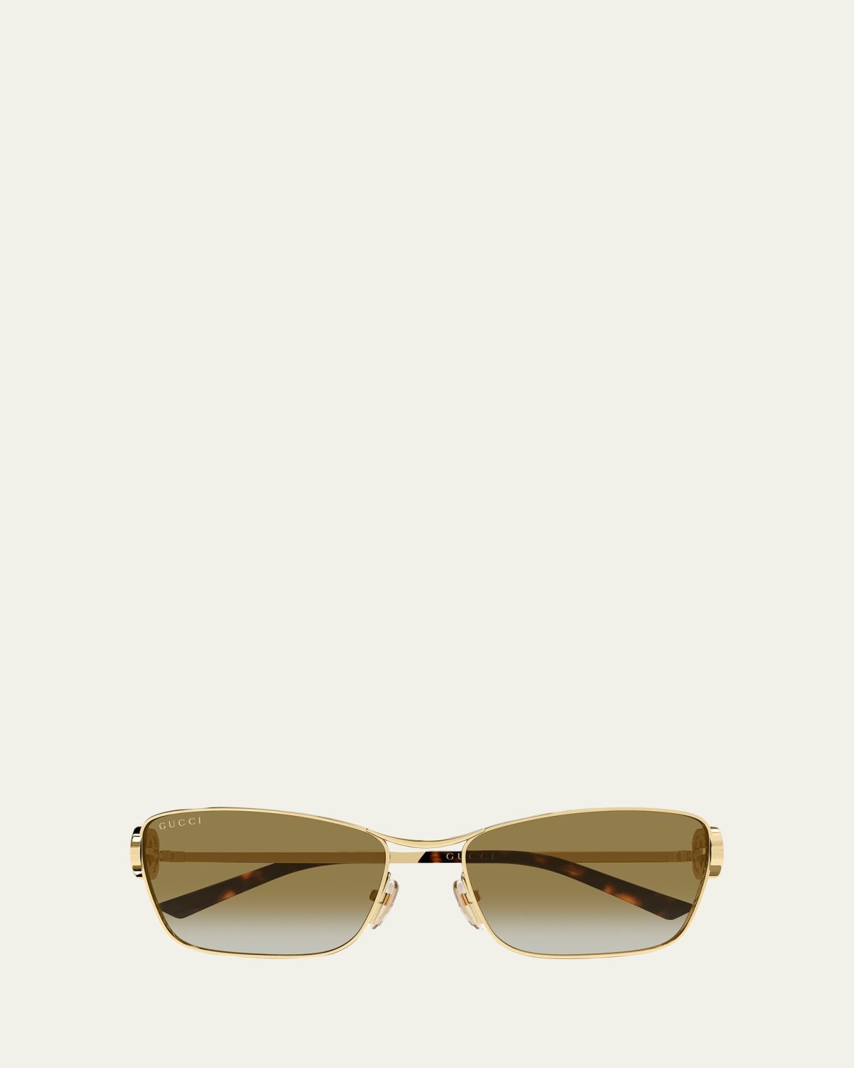 Gucci Interlocking G 58mm Rectangular Sunglasses