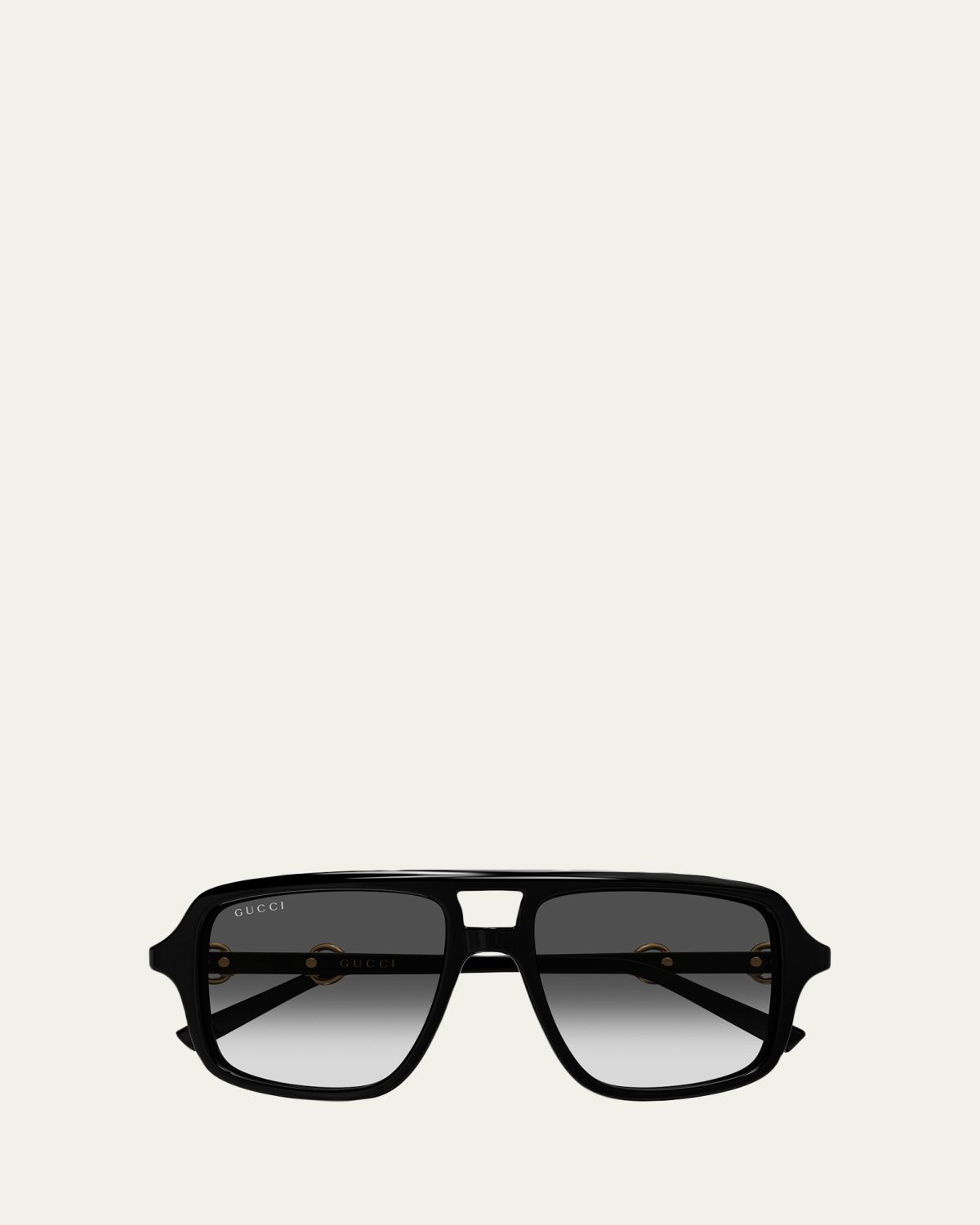 Gucci 55mm Oversized Navigator Sunglasses