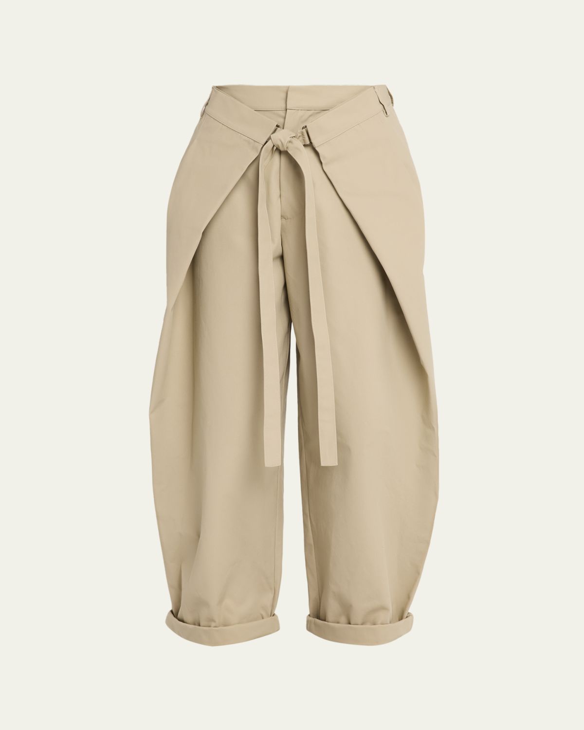 DARKPARK Stela Tie-Front Barrel Pants