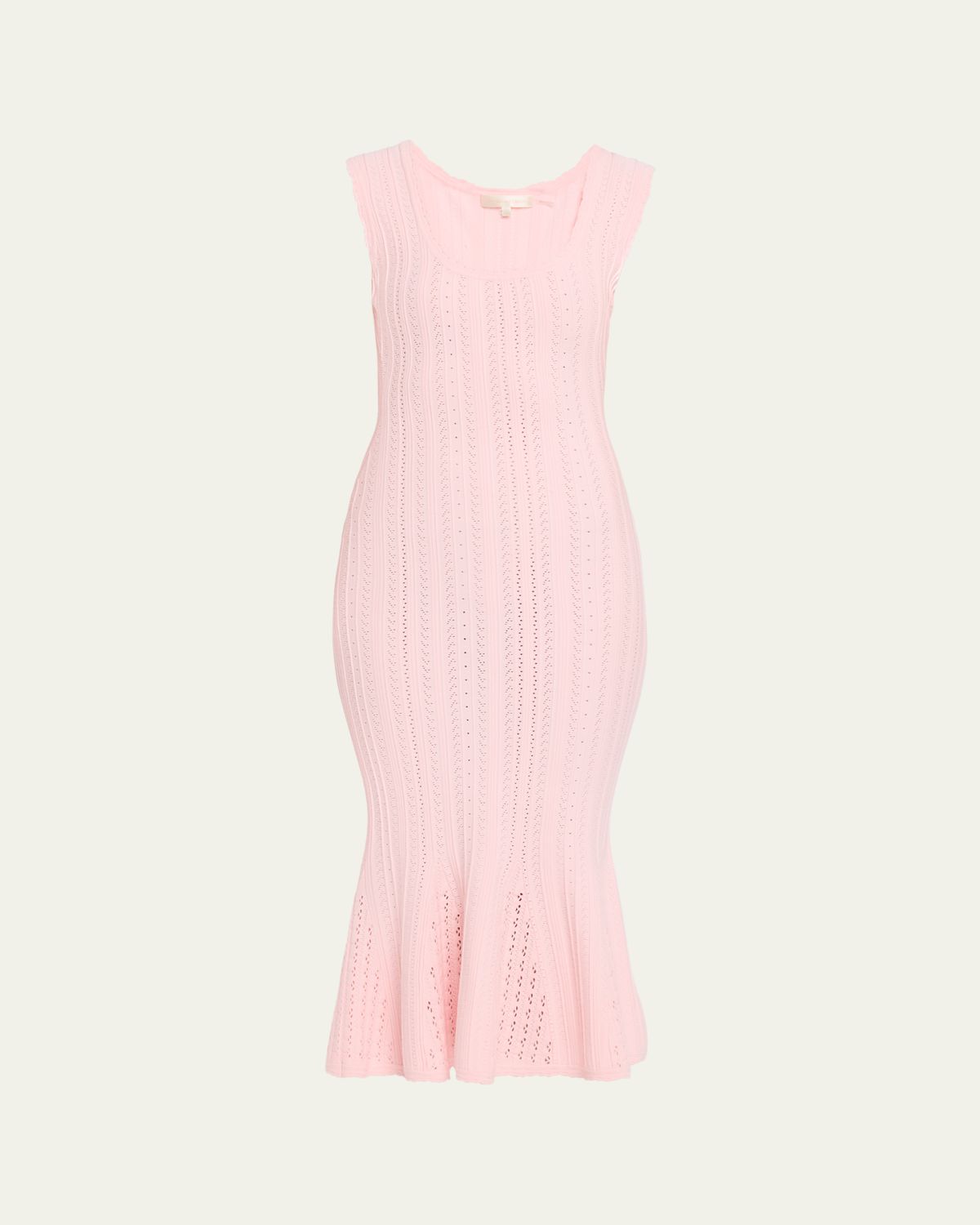 LoveShackFancy Tayleen Stretch Pointelle Midi Dress