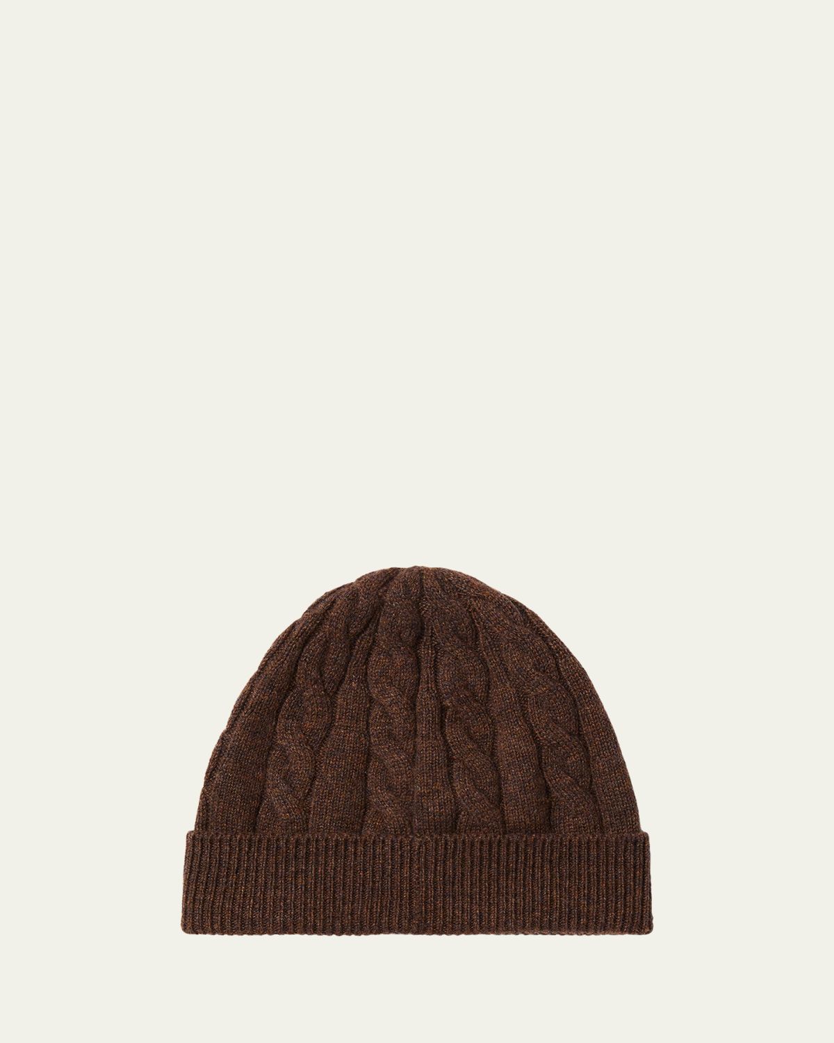 Loro Piana Cedar Cable-Knit Cashmere Beanie