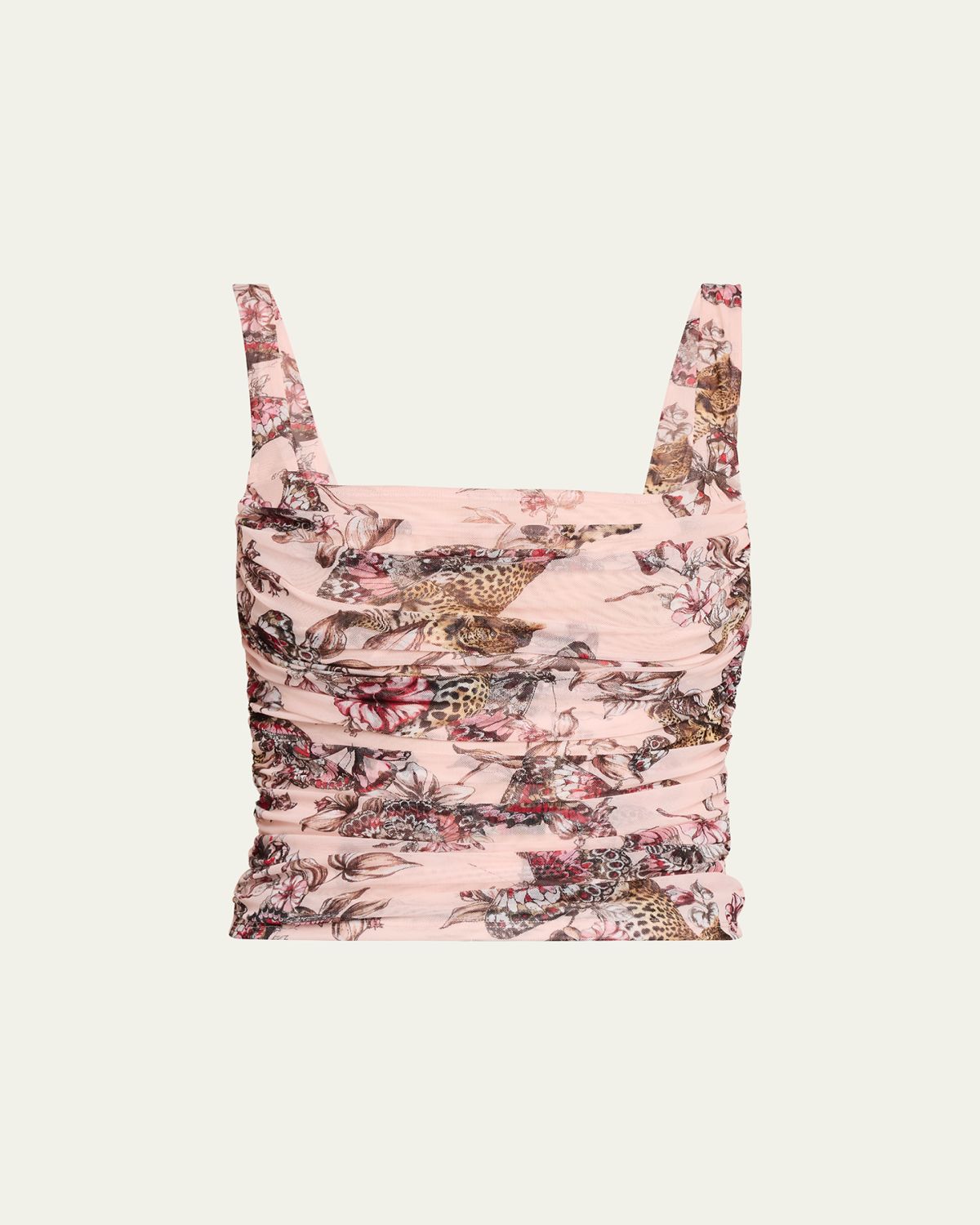 L'Agence Rasha Shirred Tank Top | Thumbnail 6 L'Agence Rasha Shirred Tank Top | Thumbnail 6