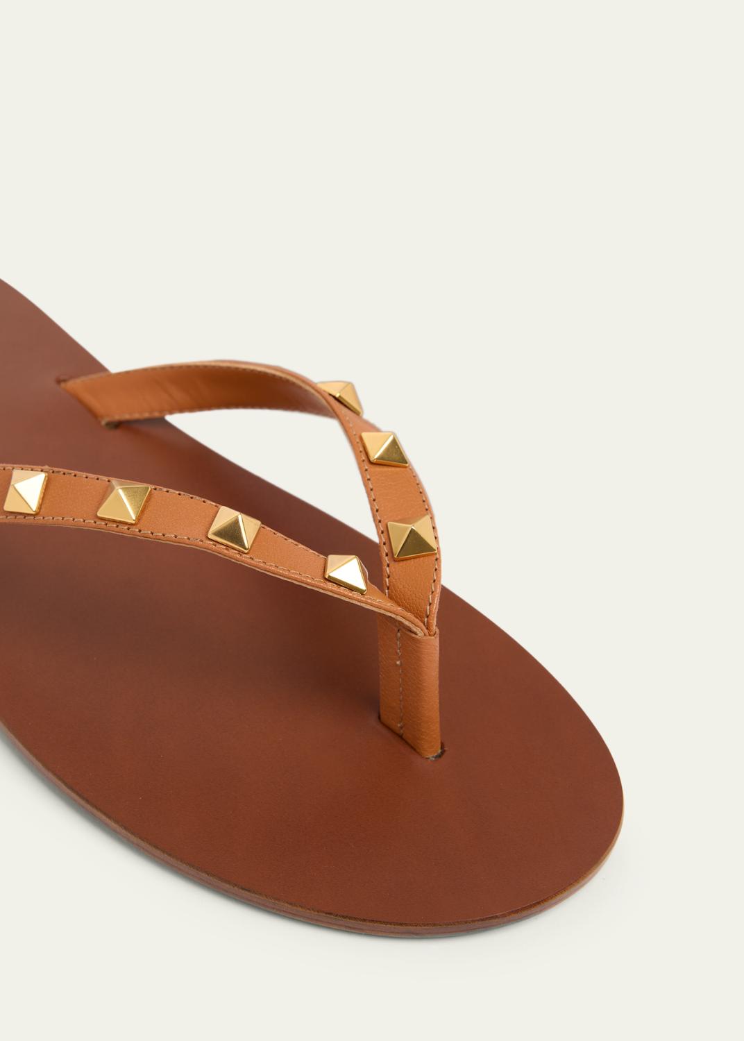 Valentino Garavani Men's Rockstud Thong Sandals | Thumbnail 9