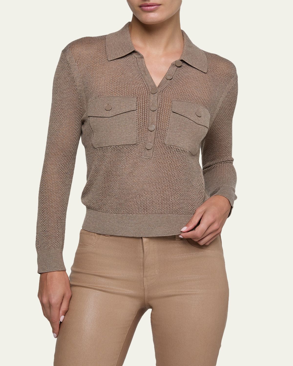 L'Agence Carine Cashmere-Blend Sweater | Thumbnail 4