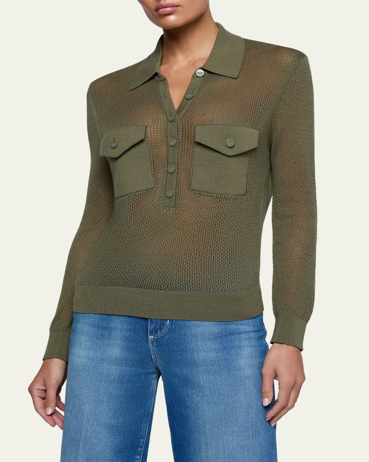 L'Agence Carine Cashmere-Blend Sweater | Thumbnail 8