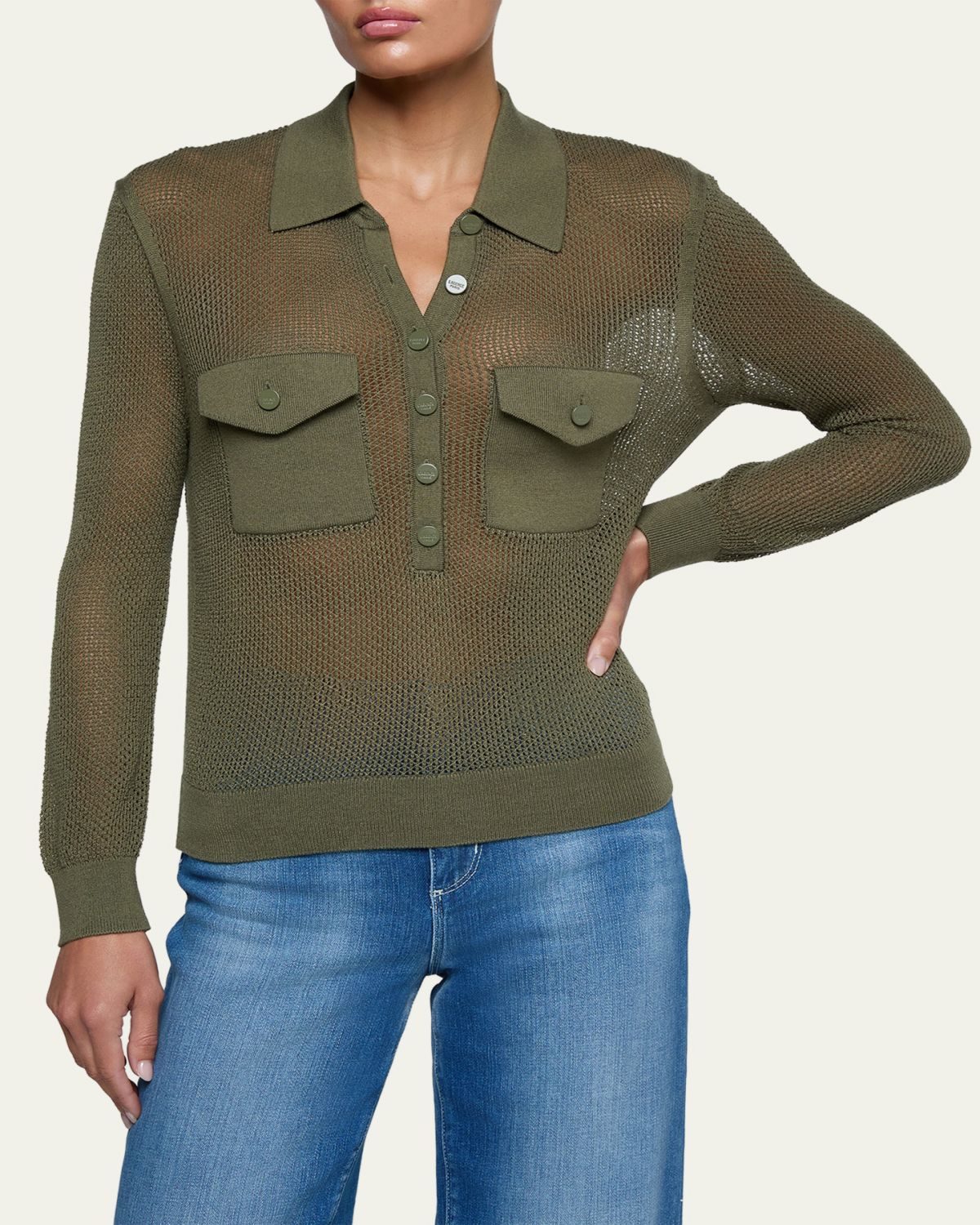 L'Agence Carine Cashmere-Blend Sweater | Thumbnail 9