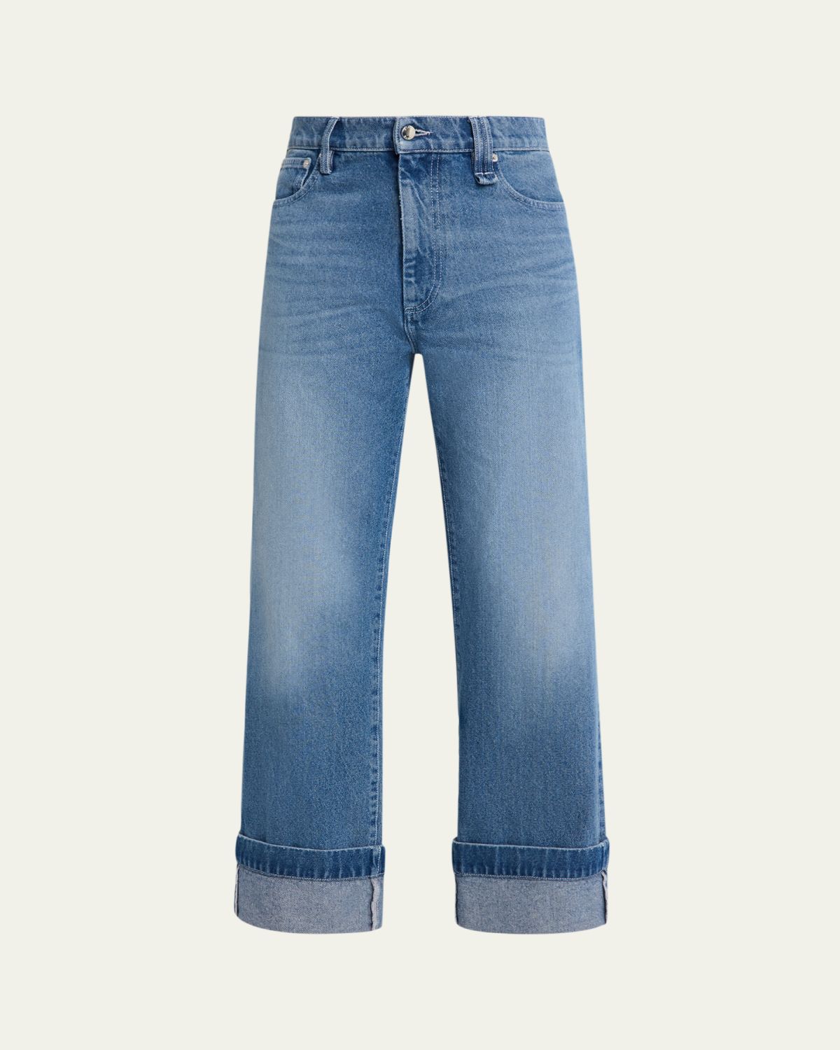 Simone Rocha Men's Embellished Washed Denim Carpenter Jeans