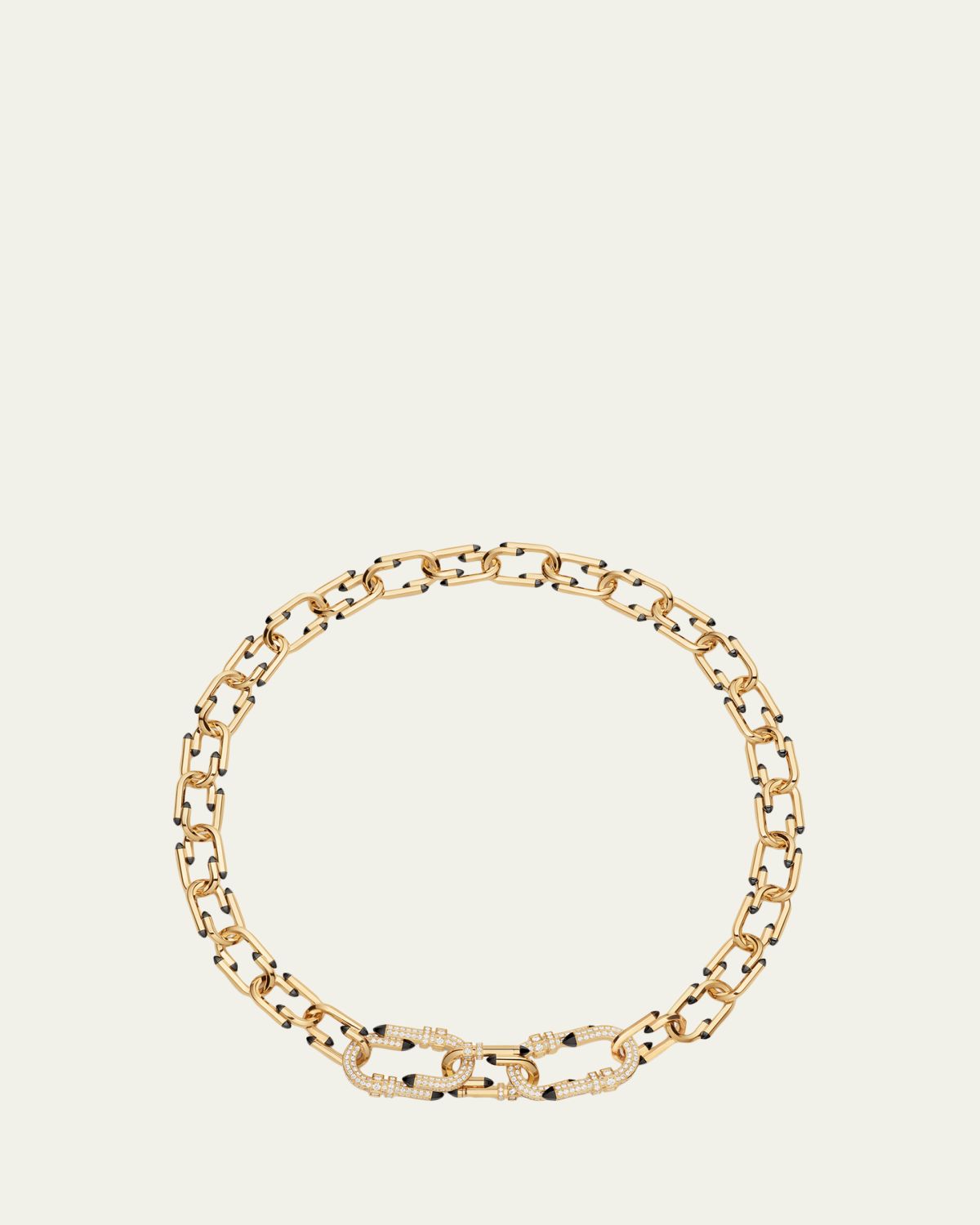 Nouvel Heritage Paved Try Me Necklace with Diamonds
