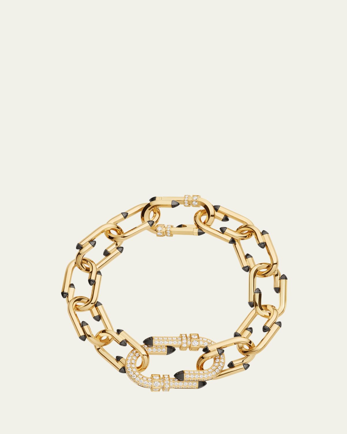 Nouvel Heritage Paved Try Me Bracelet with Diamonds