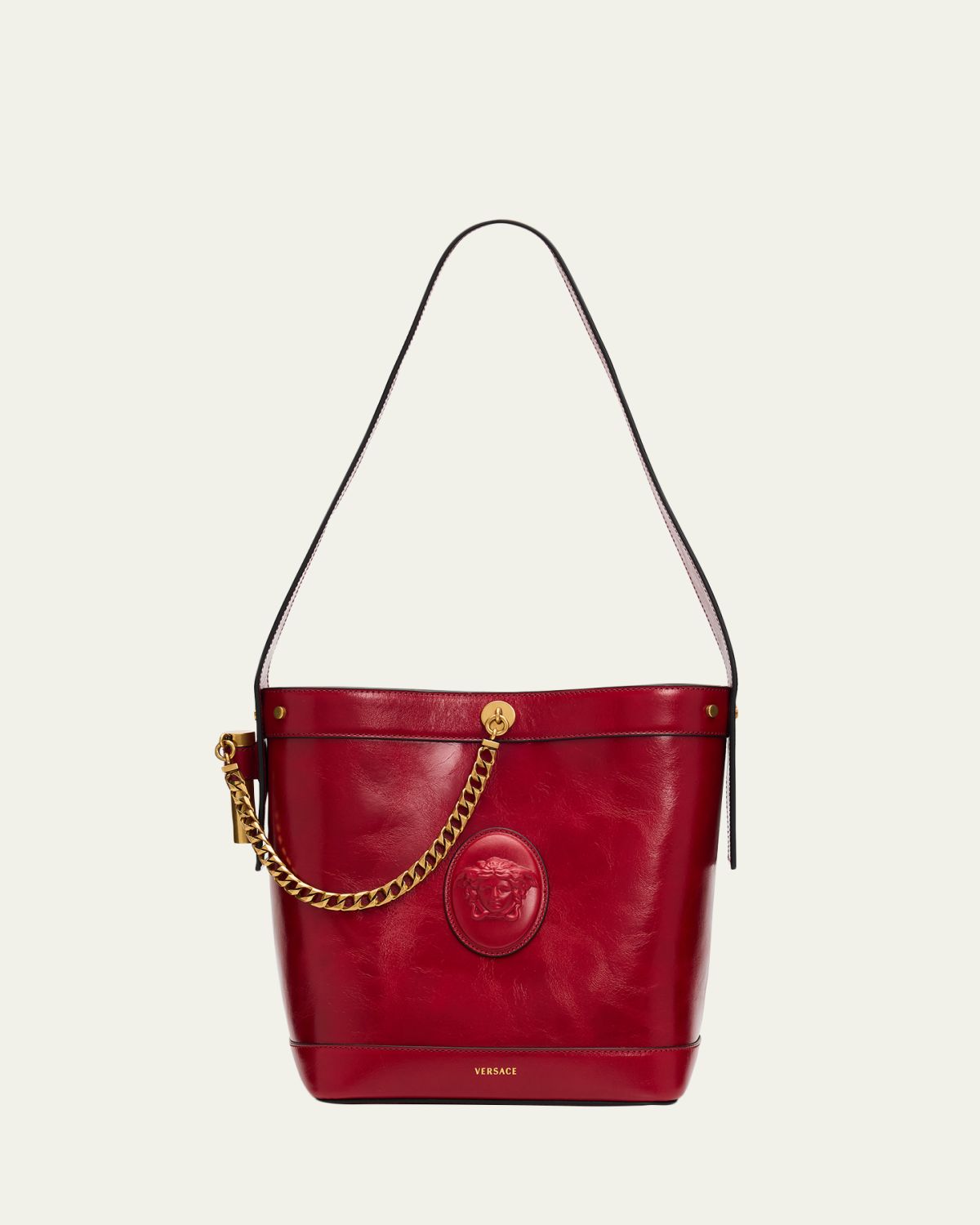 Versace Medusa Leather Bucket Bag | Thumbnail 6 Versace Medusa Leather Bucket Bag | Thumbnail 6